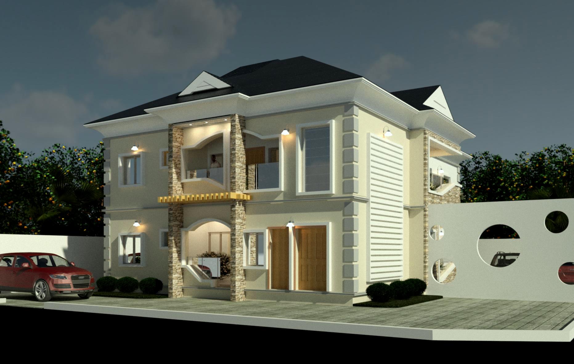 Model of Ongoing Project at Surulere, Lagos, Nigeria.