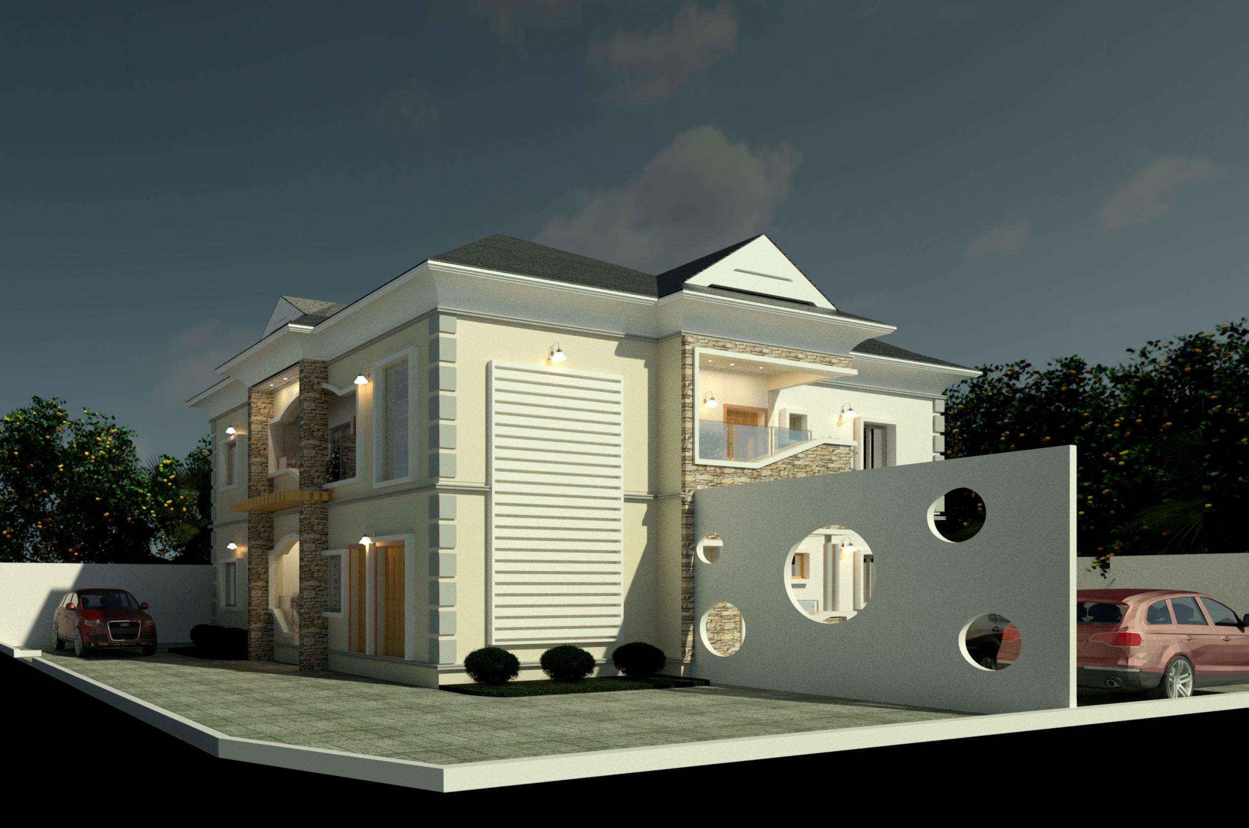 Model of Ongoing Project at Surulere, Lagos, Nigeria.