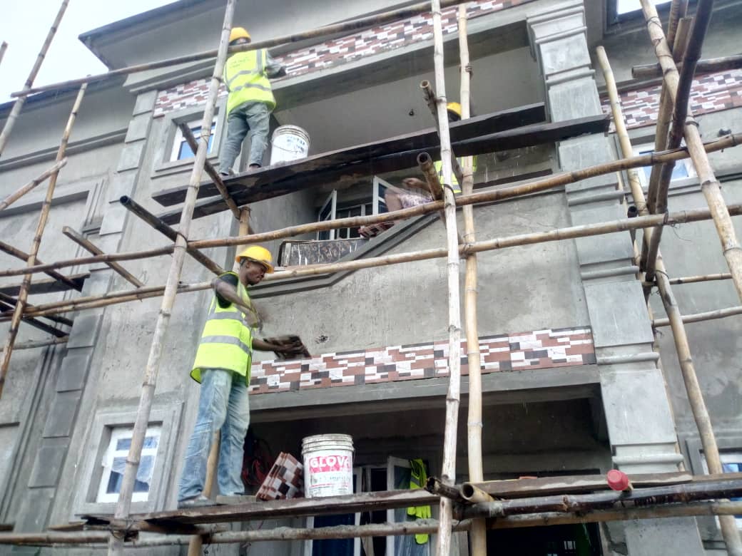 Ongoing Project at Surulere, Lagos, Nigeria.