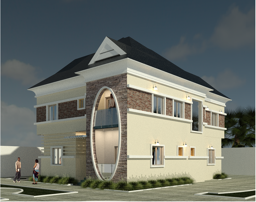 Model of a project in Alakuko, Lagos, Nigeria.