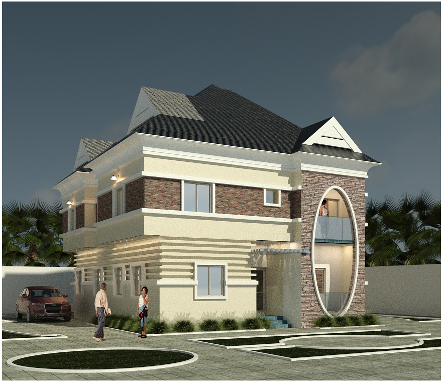Model of a project in Alakuko, Lagos, Nigeria.