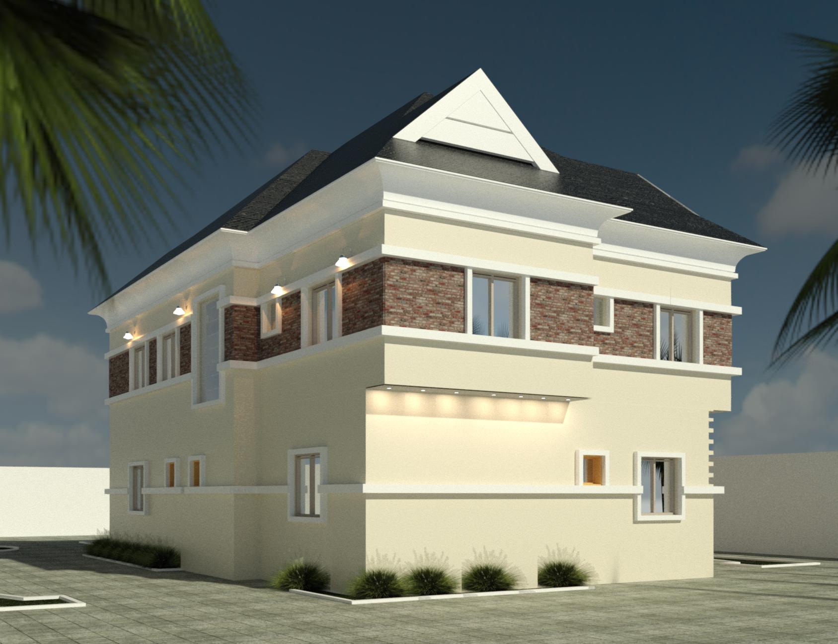Model of a project in Alakuko, Lagos, Nigeria.