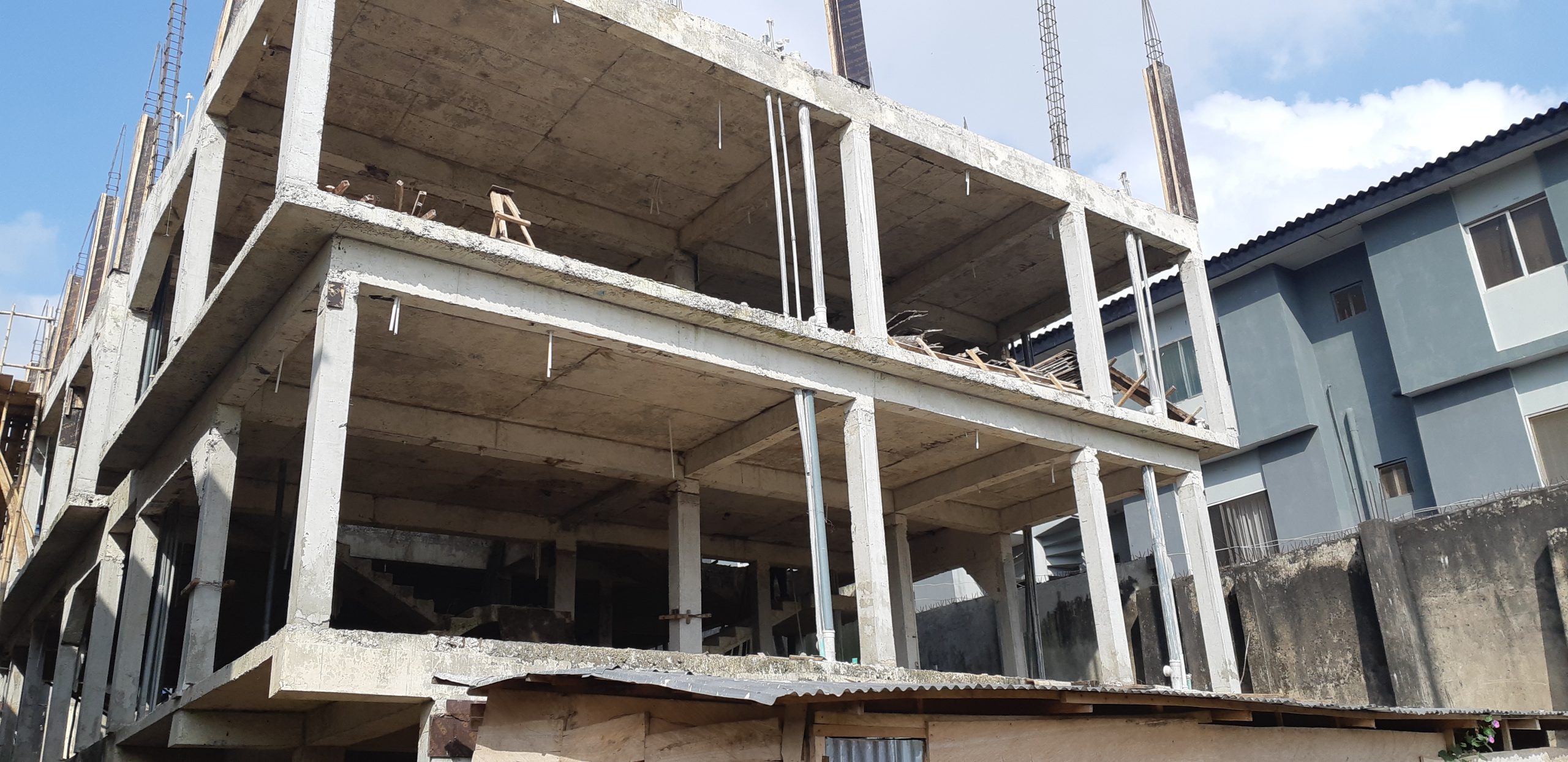 Ongoing project at Valley estate, Ikeja, Nigeria..