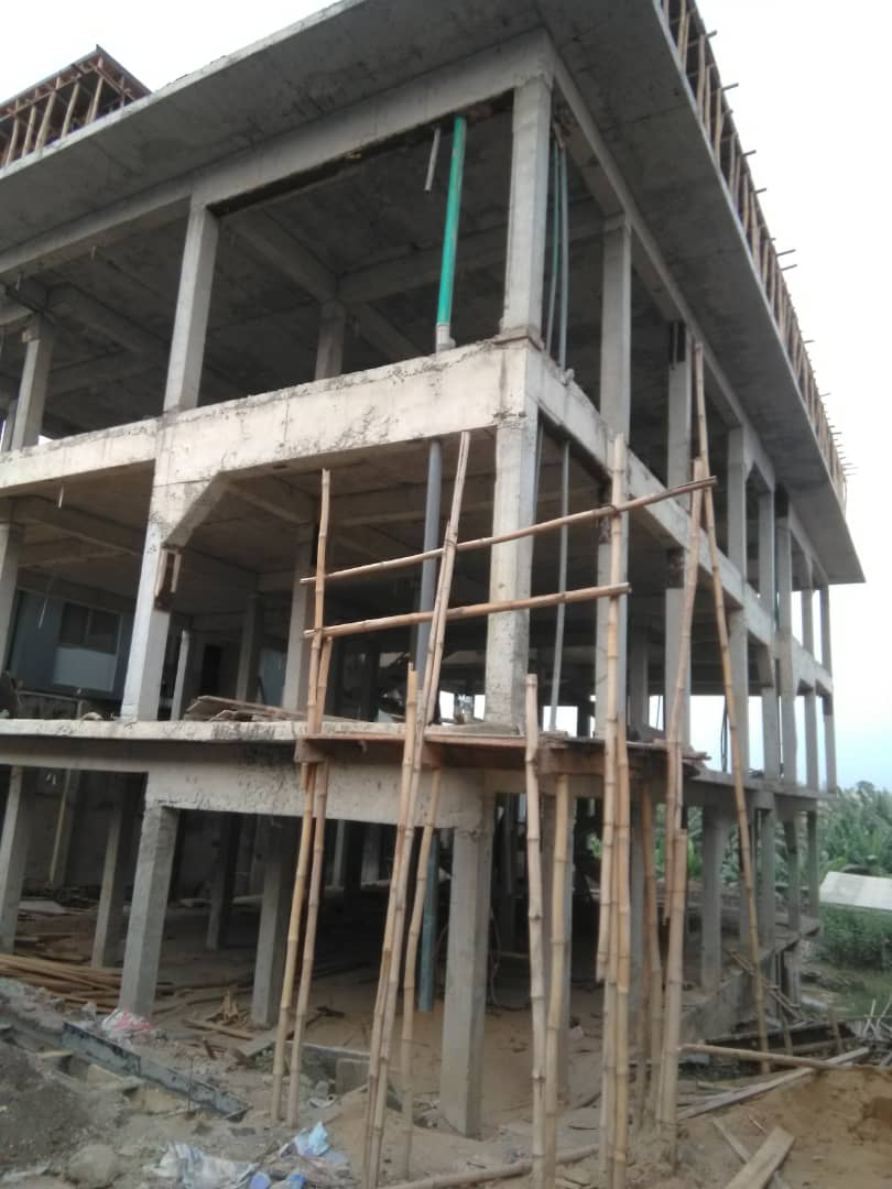 Ongoing project at Valley estate, Ikeja, Nigeria.