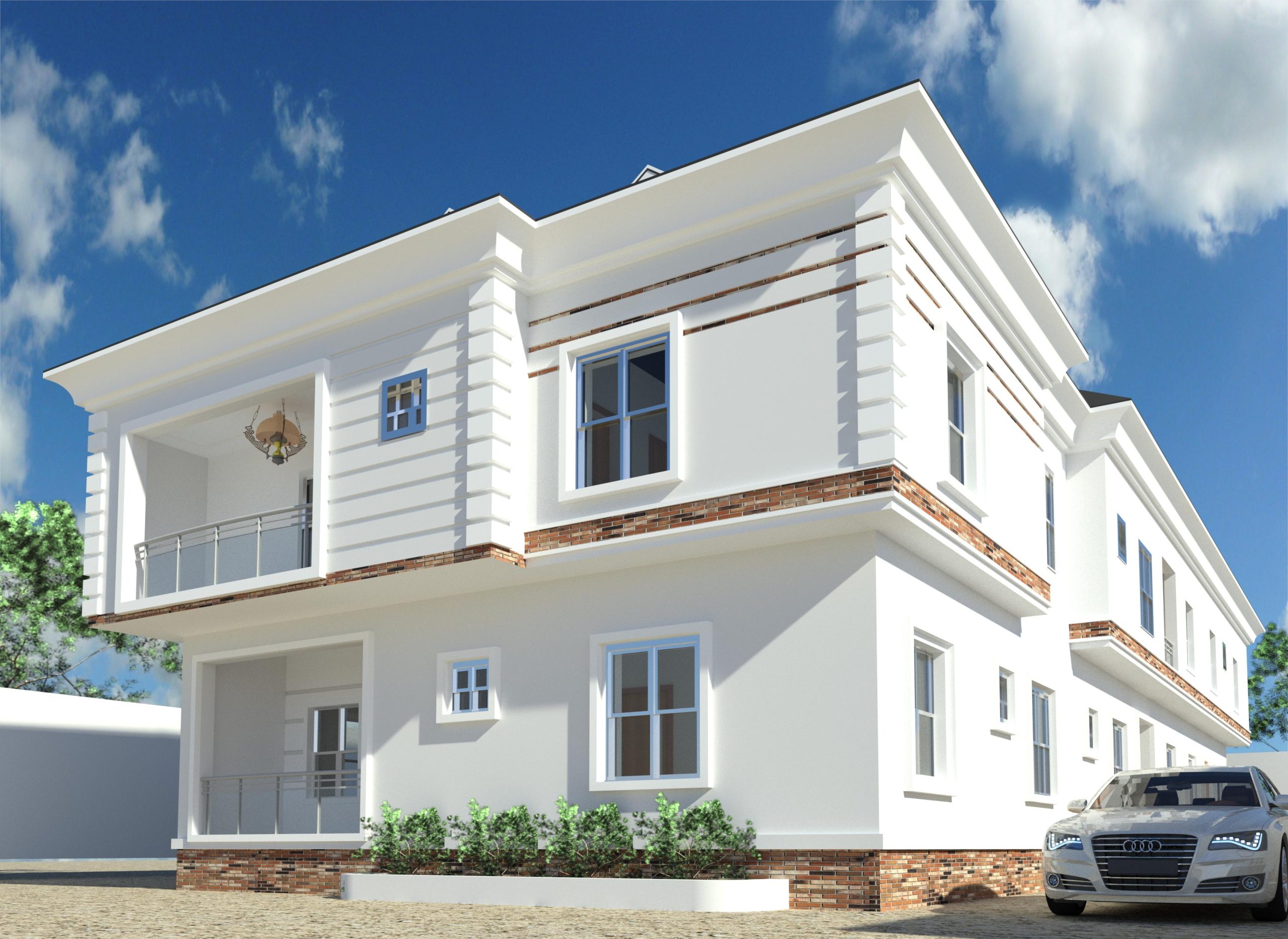 Designed Model of a Luxury Detached Building at Valley Estate Ikeja, Lagos, Nigeria