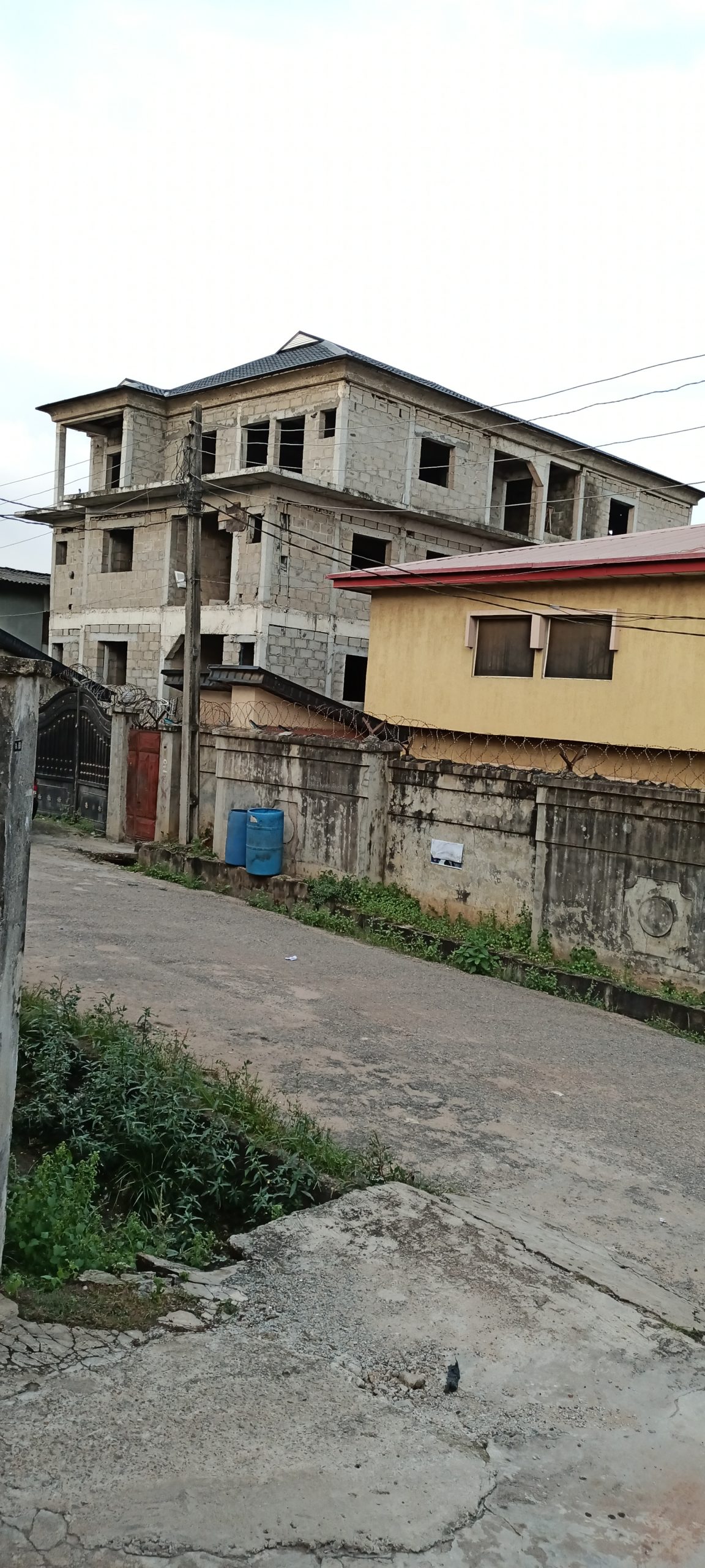 View of our ongoing Luxury Multifloor Apartment Building at Onamila Cresent,Ikeja Lagos
